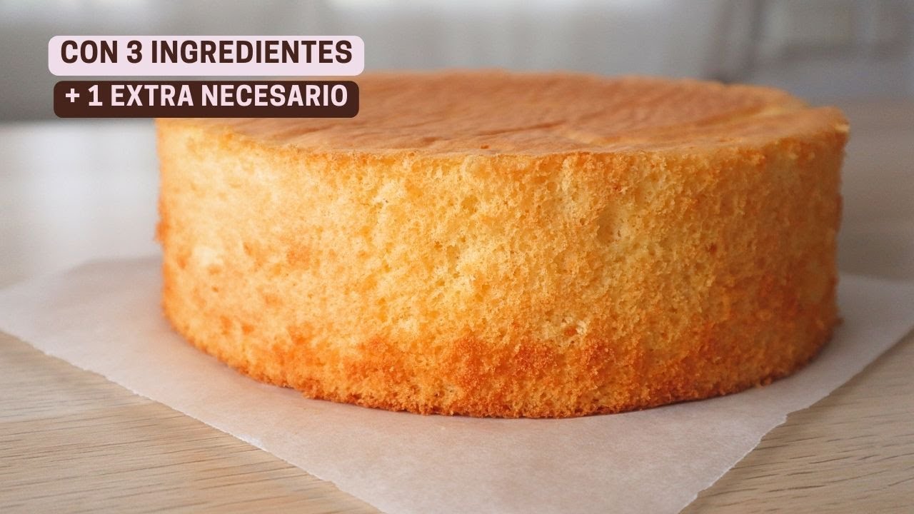 Bizcocho Ligero o Básico para TARTAS | Bizcochuelo | La Dulce Eva
