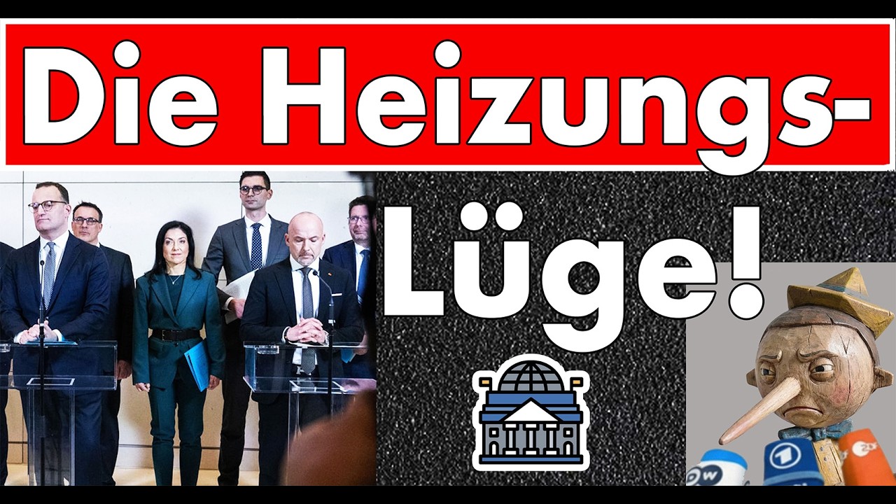 Die große Heizung-Lüge der Union sprengt alles vorstellbare! Dumm, dreist und einfach gelogen!