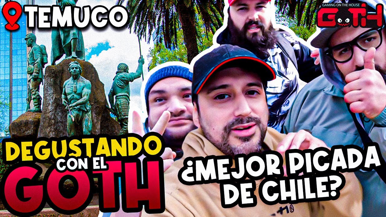 La Mejor PICADA de CHILE? en TEMUCO - Degustando con el GOTH KIDS