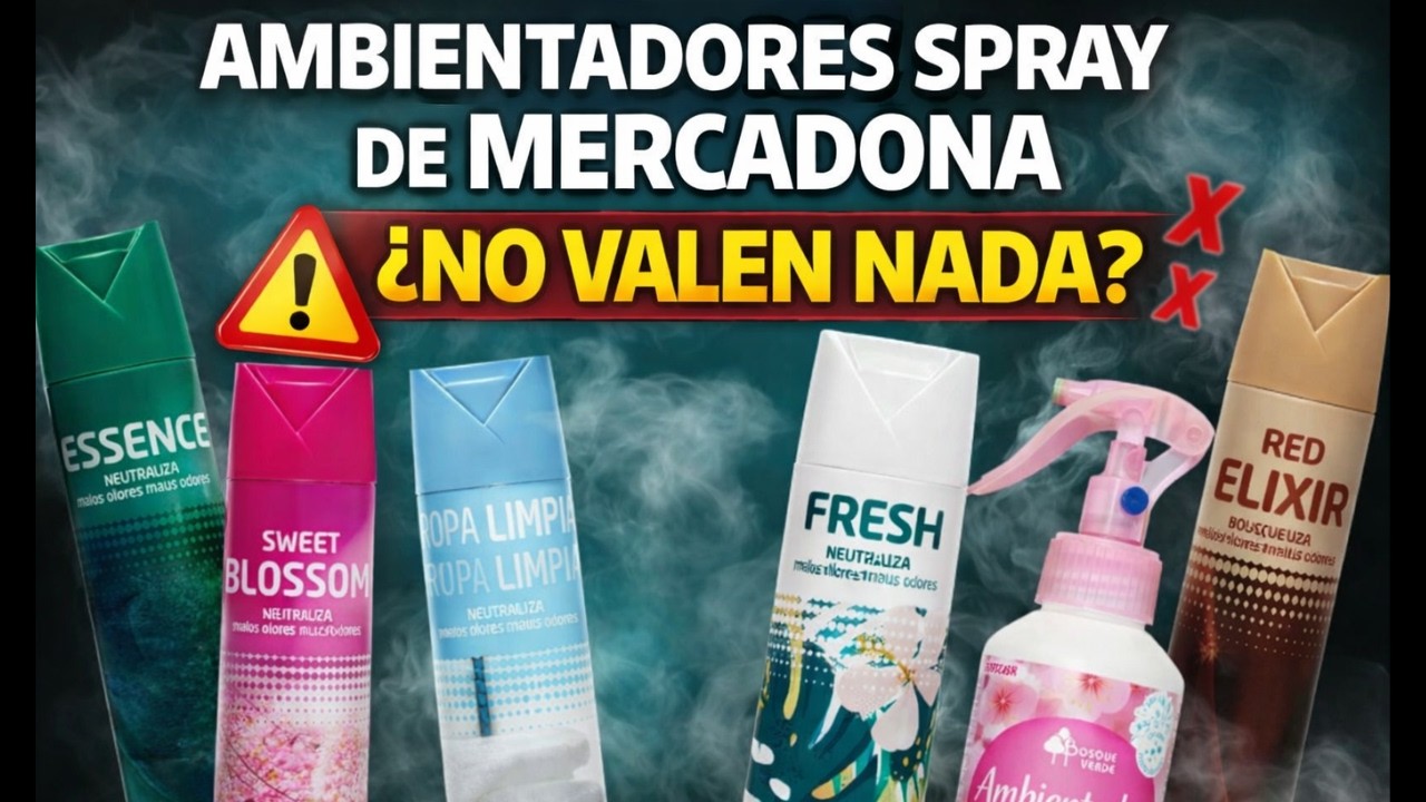 Ambientadores Bosque Verde (Mercadona): análisis químico, alérgenos y cuál compraraerosol vs tejidos