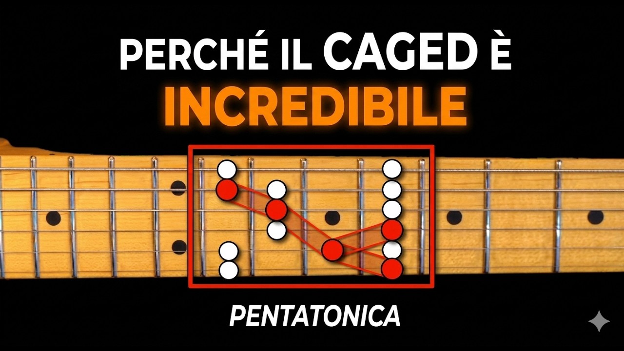 Come il CAGED andrebbe VERAMENTE spiegato ai CHITARRISTI