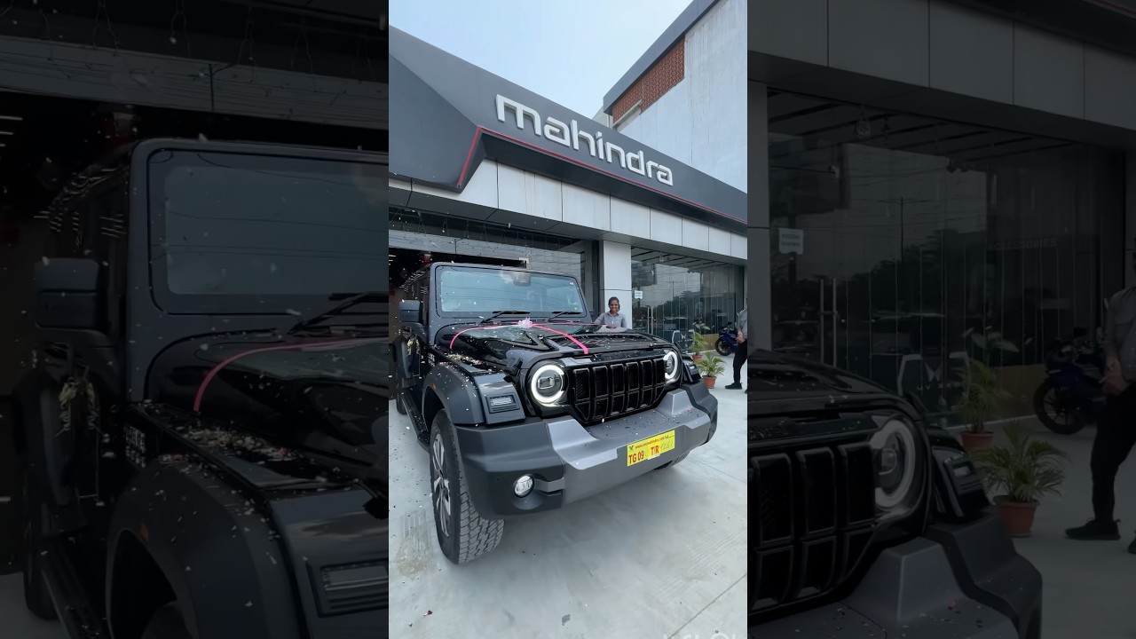Black THAR Roxx 🚙🔥 | Ultimate THAR Look | Thar Lovers MUST Watch!