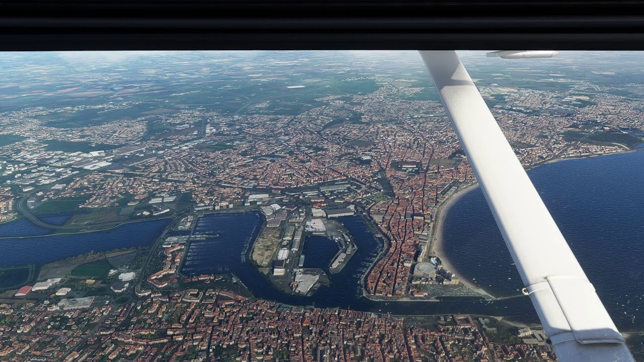 Atterrissage à LFOO (Les Sables d'olonne) en Cessna 152