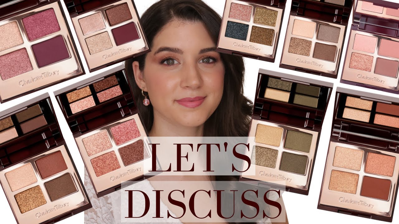 RANKING & SWATCHING ALL MY CHARLOTTE TILBURY EYESHADOW PALETTES | Natalie Kamal Makeup