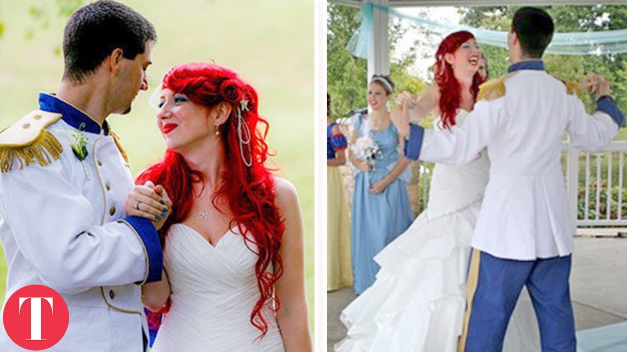 10 Real Life DISNEY WEDDINGS