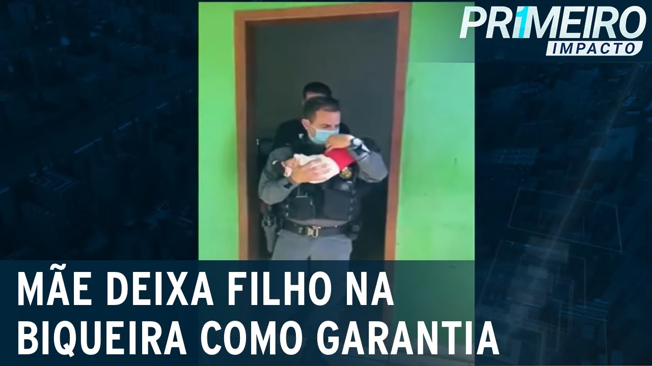 Mãe deixa filho em biqueira como garantia de pagamento de drogas | Primeiro Impacto (22/07/22)
