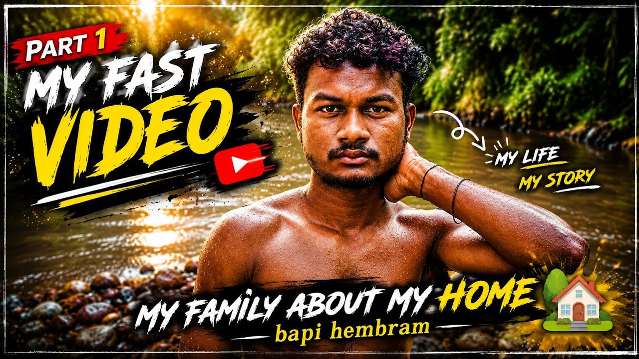 My First Vlog: Welcome To My Life & My Family 🏡 Part 1 | Bapi Hembram #MyFirstVlog