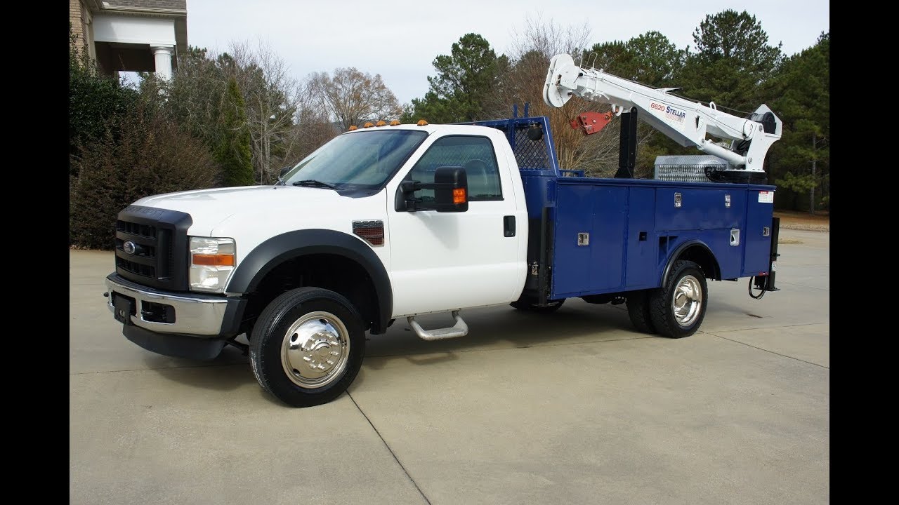 2010 FORD F-550 4x4 MECHANICS SERVICE UTILITY TRUCK PROPANE FOR SALE