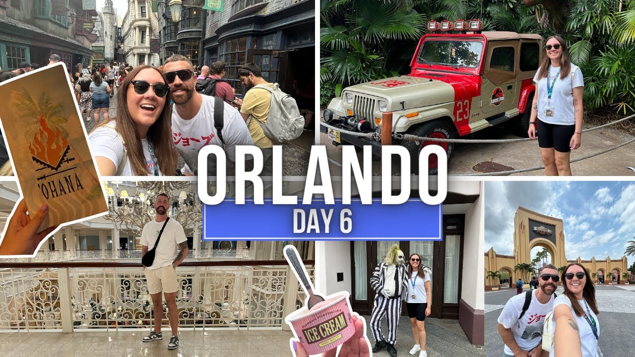 Видеоблог Universal Studios! Косой переулок и ужин в ресторане OHANA 🌺 | Walt Disney World, день 6