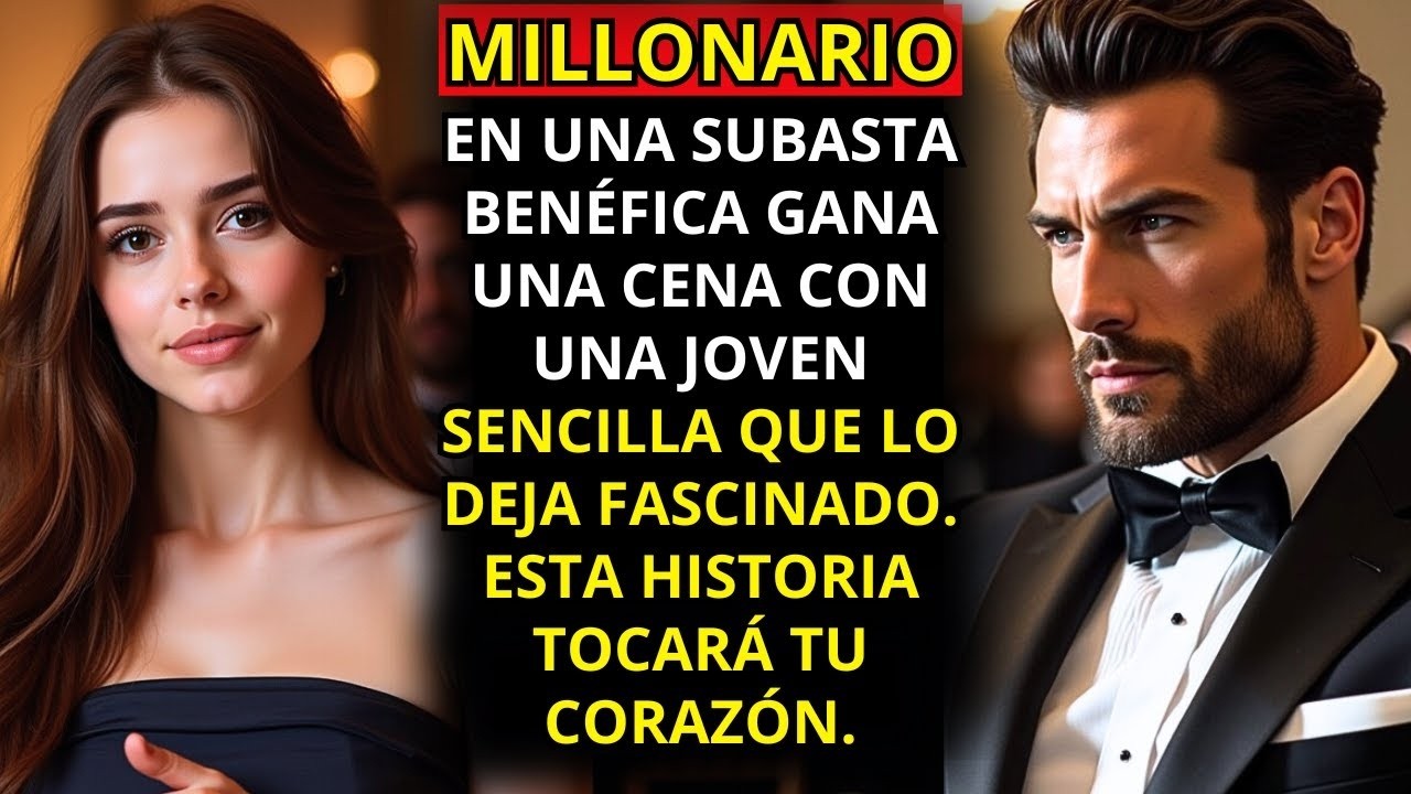 JOVEN SENCILLA ACOMPAÑA A SU AMIGA A UN EVENTO Y TERMINA SIENDO ELEGIDA EN UNA SUBASTA BENÉFICA...