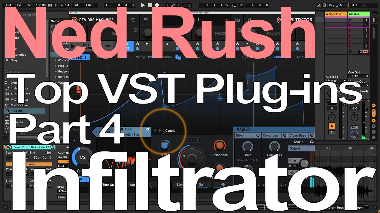 Top VST Plugins Part 4 - Infiltrator - Ned Rush