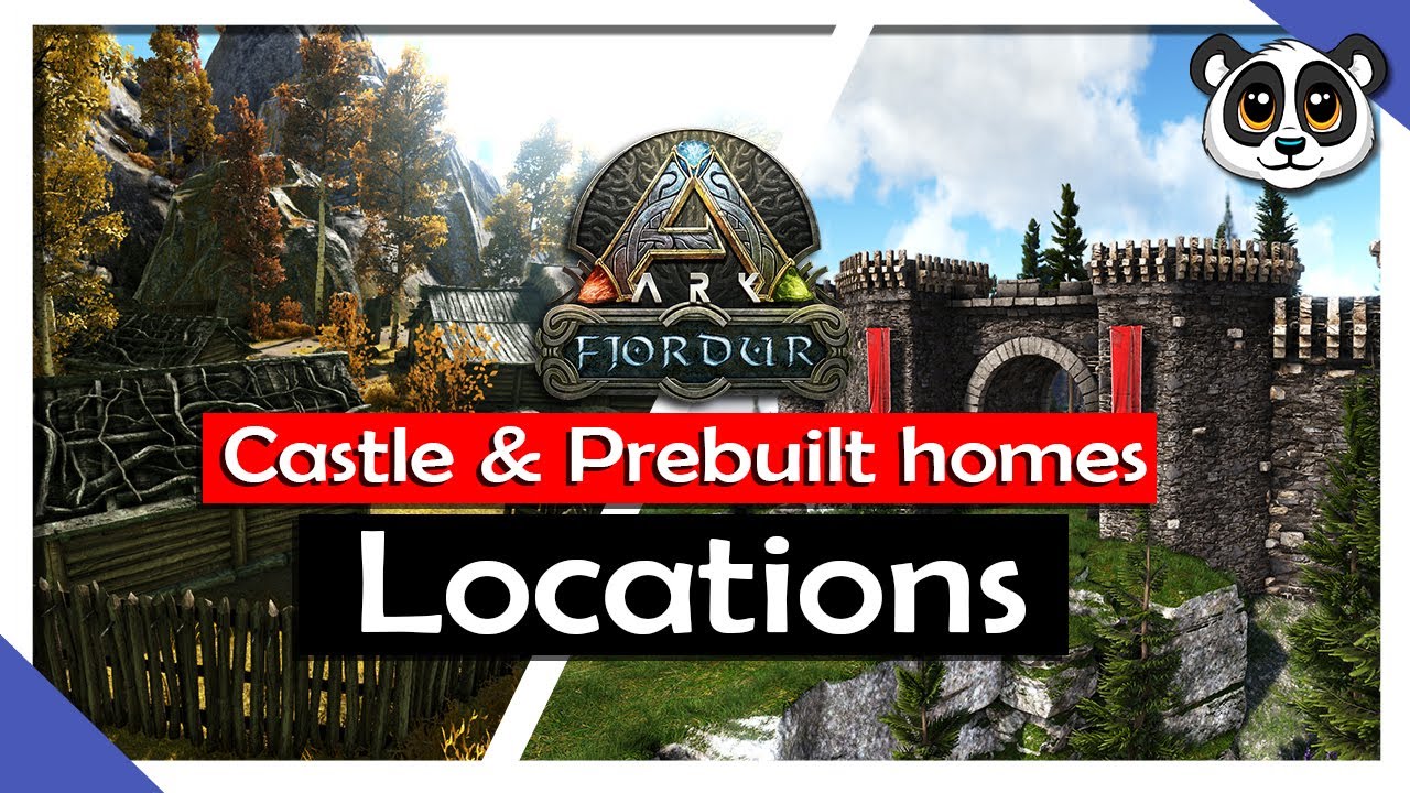 All Castle & Prebuilt Homes Locations | ARK: Fjordur