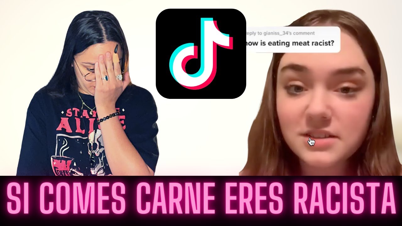 Gringa dice que Comer Carne es R@c*$ta, Cringe TikTok, me lleva la que me trajo