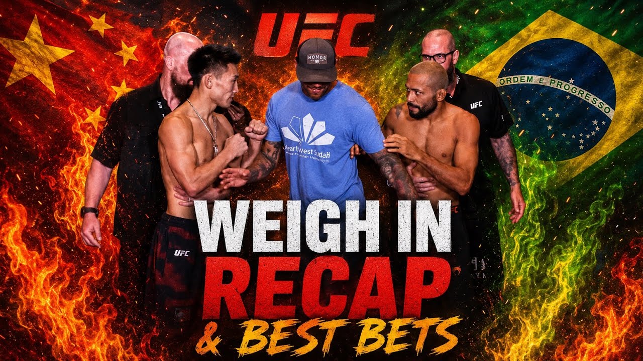 UFC MACAU SONG VS FIGUEIREDO WEIGH IN RECAP & BEST BETS 