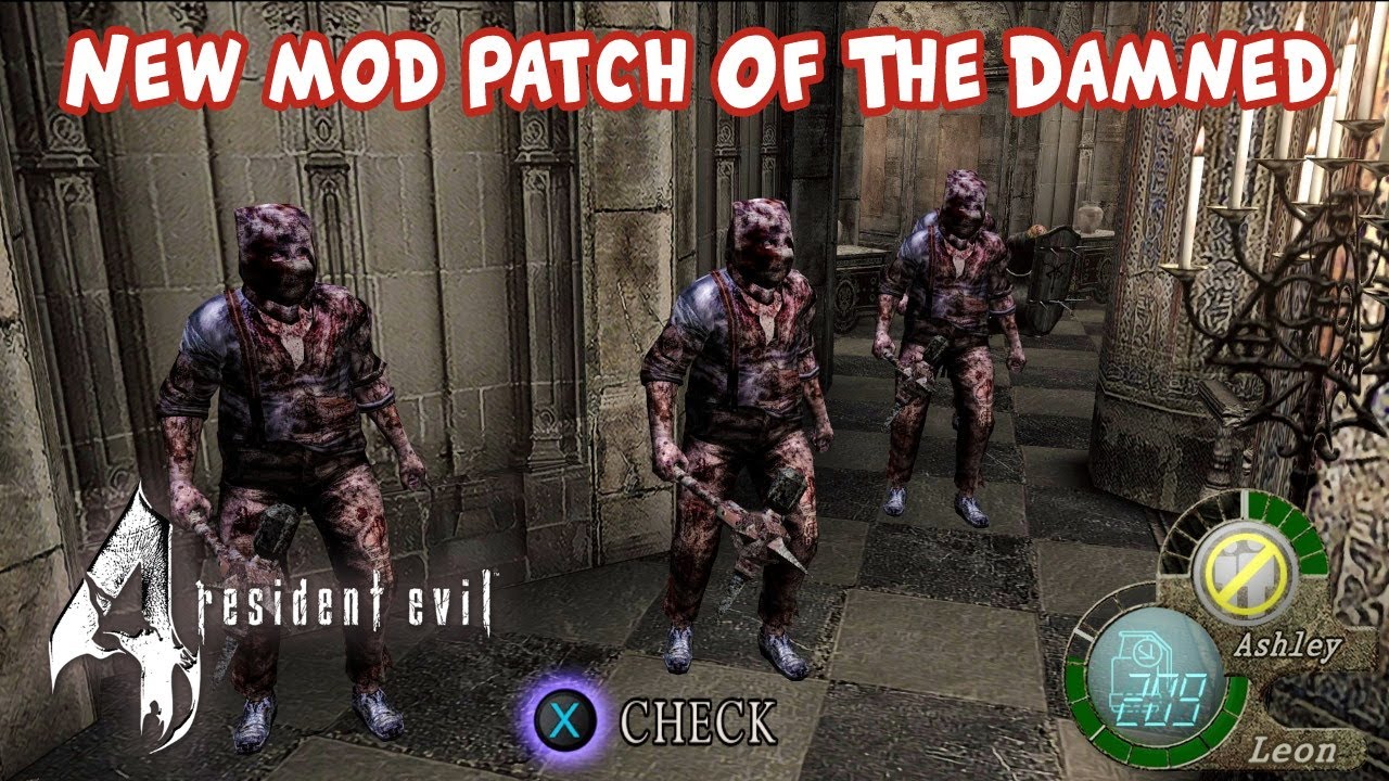 Resident Evil 4 UHD Mod Patch Of The Damned New Game Pro #14