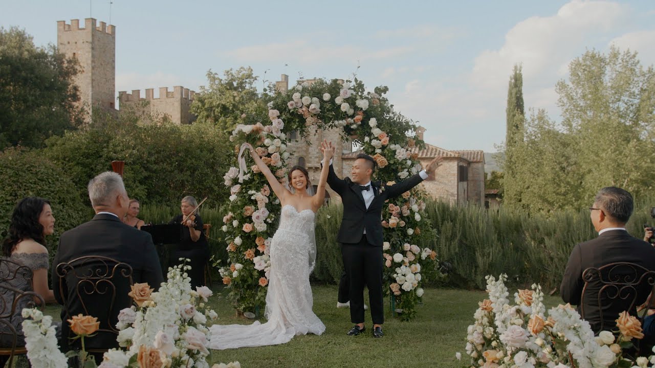 Castello di Montalto Wedding in Tuscany, Italy | Megan & Andrew | Wedding Trailer
