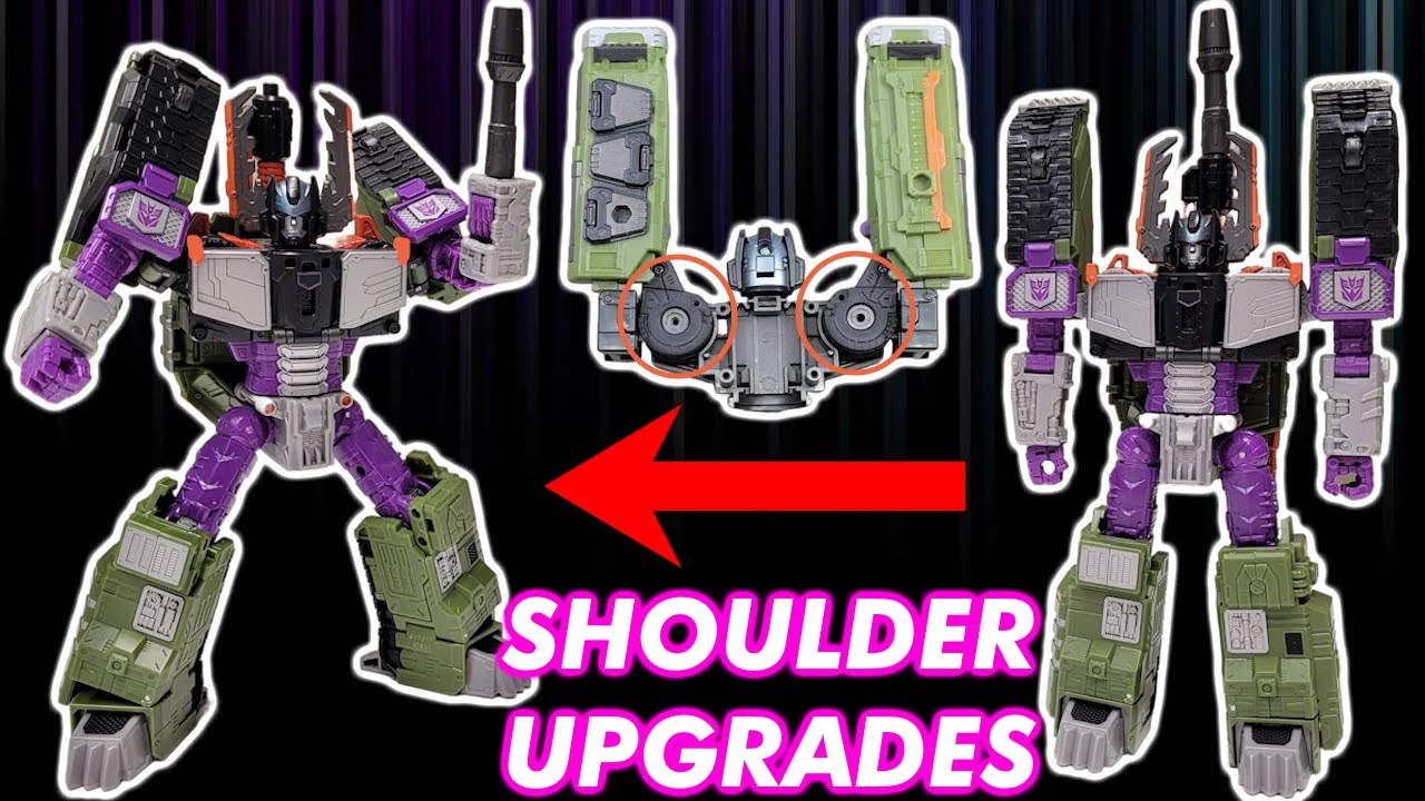 Installing Shoulder Upgrades for Legacy Armada Universe Megatron