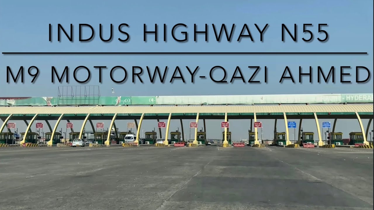 Indus Highway N55 | M9 Motorway to Qazi Ahmed | National Highway N5 | Time Lapse