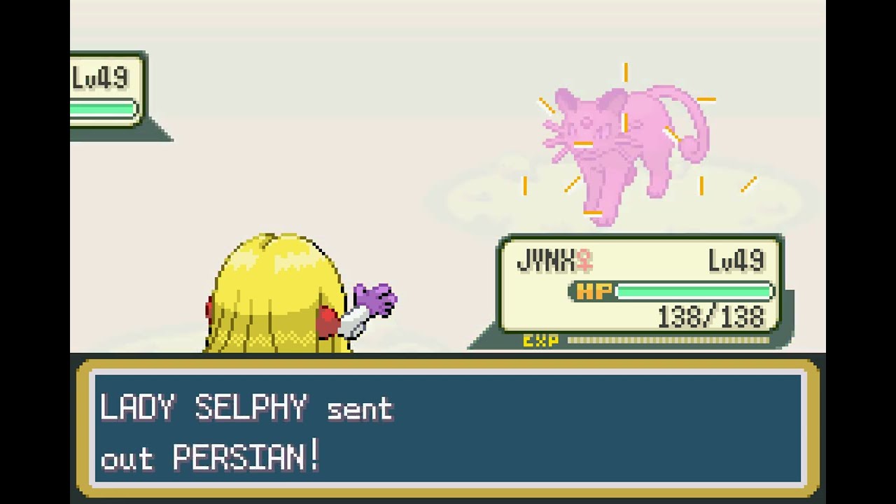 Pokémon LeafGreen Version - Lady Selphy