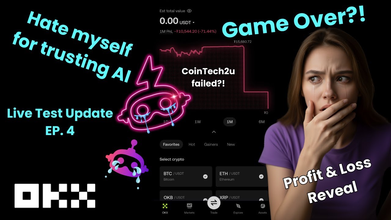 CoinTech2u Flash AI Bot Review 2025: Live Crypto Trading on OKX | From Stop Loss to Profit Results