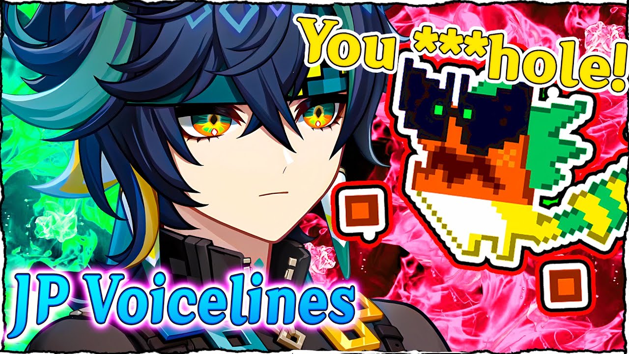 [JP VOICE] Kinich and Ajaw ROASTING Each Other (Naruto and Sasuke VA) | Genshin Impact voice lines