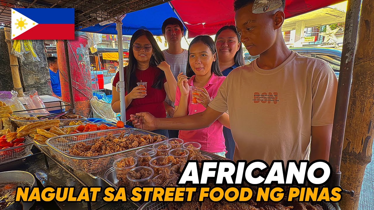 AFRICANO…NAGULAT SA STREET FOOD NG PILIPINAS