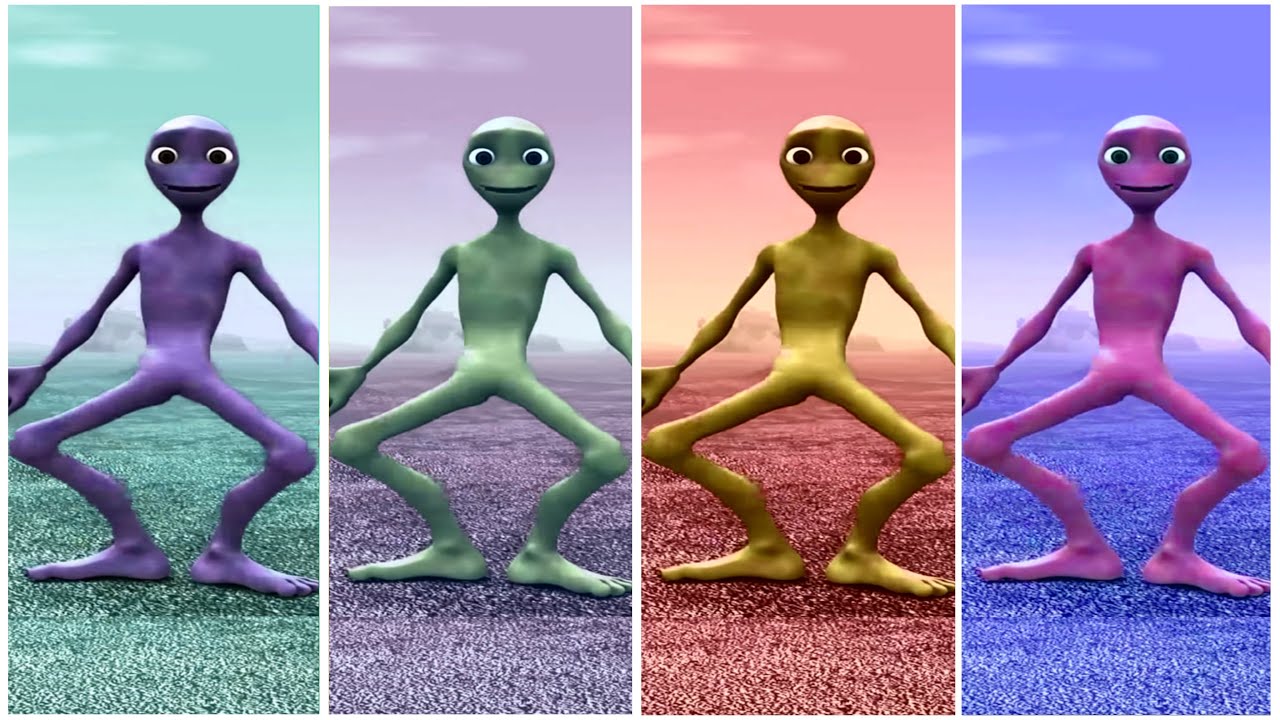 Funny Green Alien Dance | Dame Tu Cosita in HD | For Kids