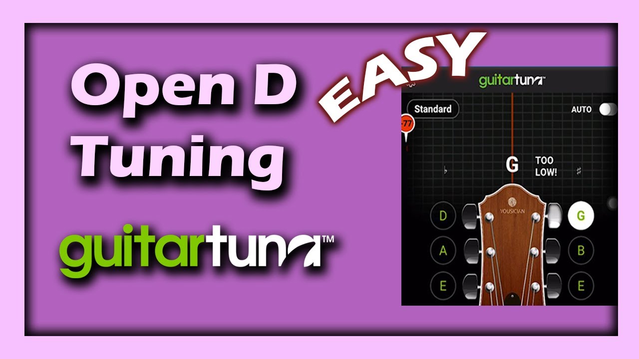 Guitar Open D Tuning | DADF#AD | Guitar Tuna