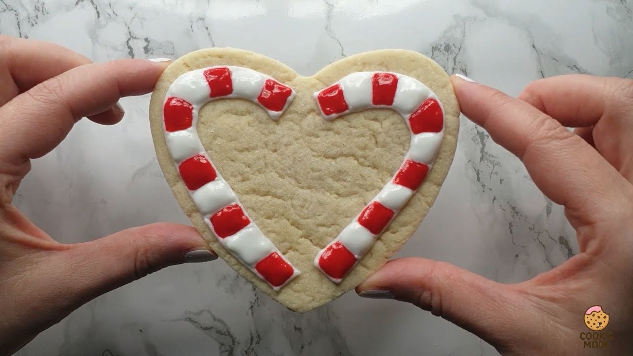 How to make HEART COOKIES with royal icing | tutorial