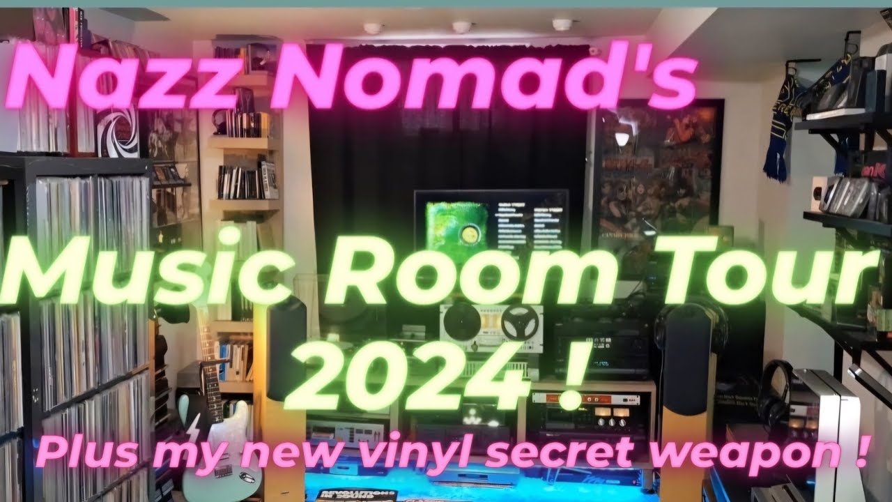 New EPIC Music Room Tour 2024 - My new vinyl secret weapon and a whole lot that's new.