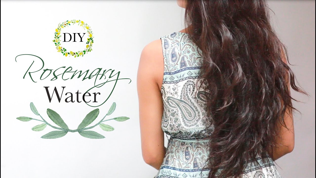 Make your hair GROW FASTER! |  DIY Rosemary Water