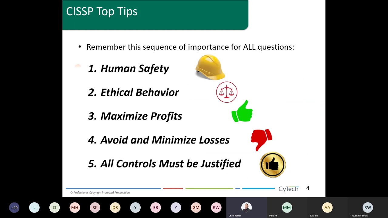 CISSP Online Bootcamp   Session 1