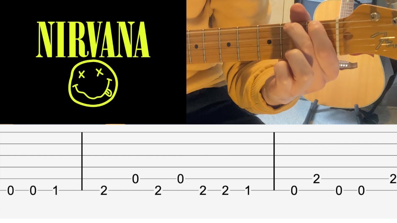 Nirvana Come As You Are Riff Guitar Lesson *WITH TAB*
