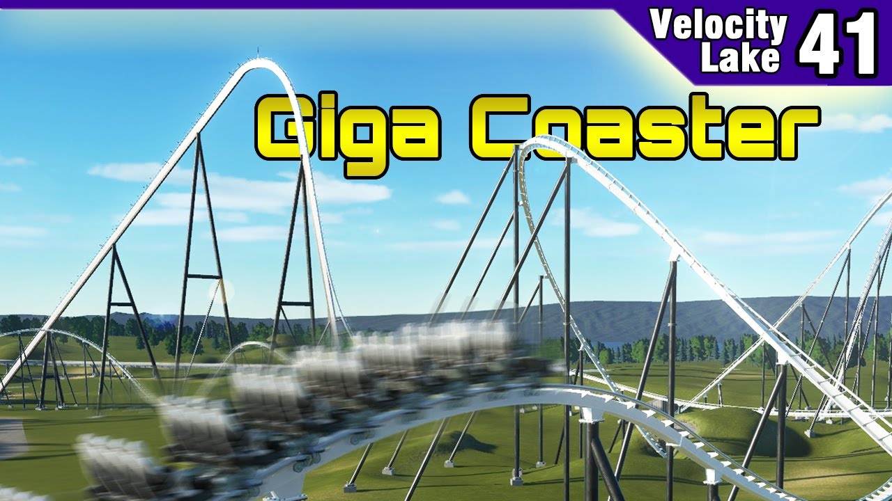 Velocity Lake (ep. 41) -  Completing the Giga Supports and Lighting! | Planet Coaster