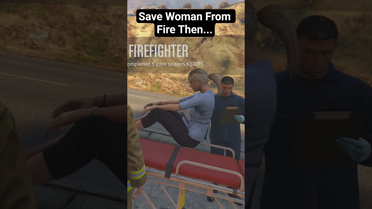 Fire Rescue Gone Weird: The Epsilon Cultist Patient. #gta #gtaonline