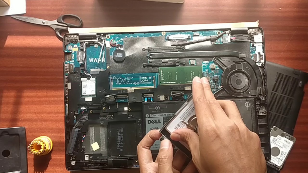 ganti harddisk dell latitude 5400