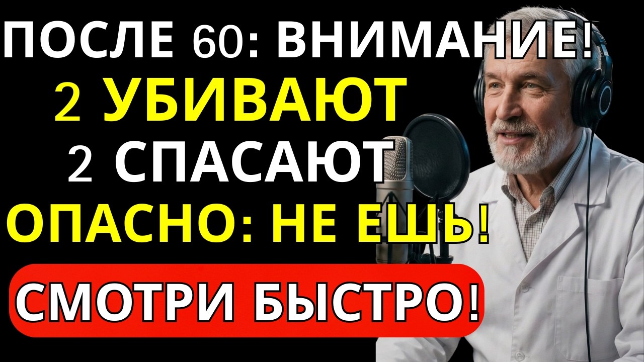 Здоровье с Доктором: 4 овоща, которые после 60 разрушают организм | Что нельзя есть пожилым
