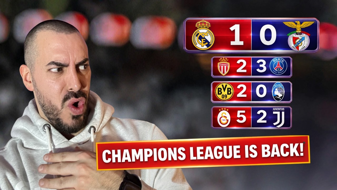 Champions League is BACK!! RECAP