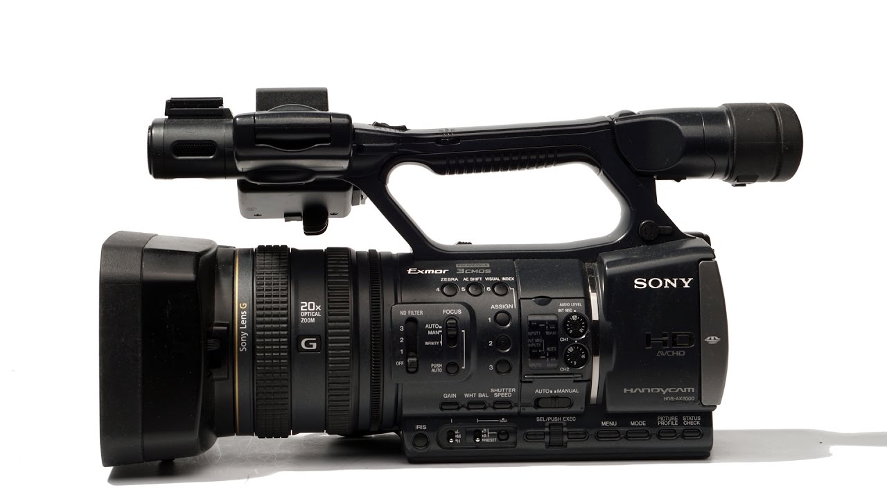Sony HDR-AX2000 professional video camera / camcorder