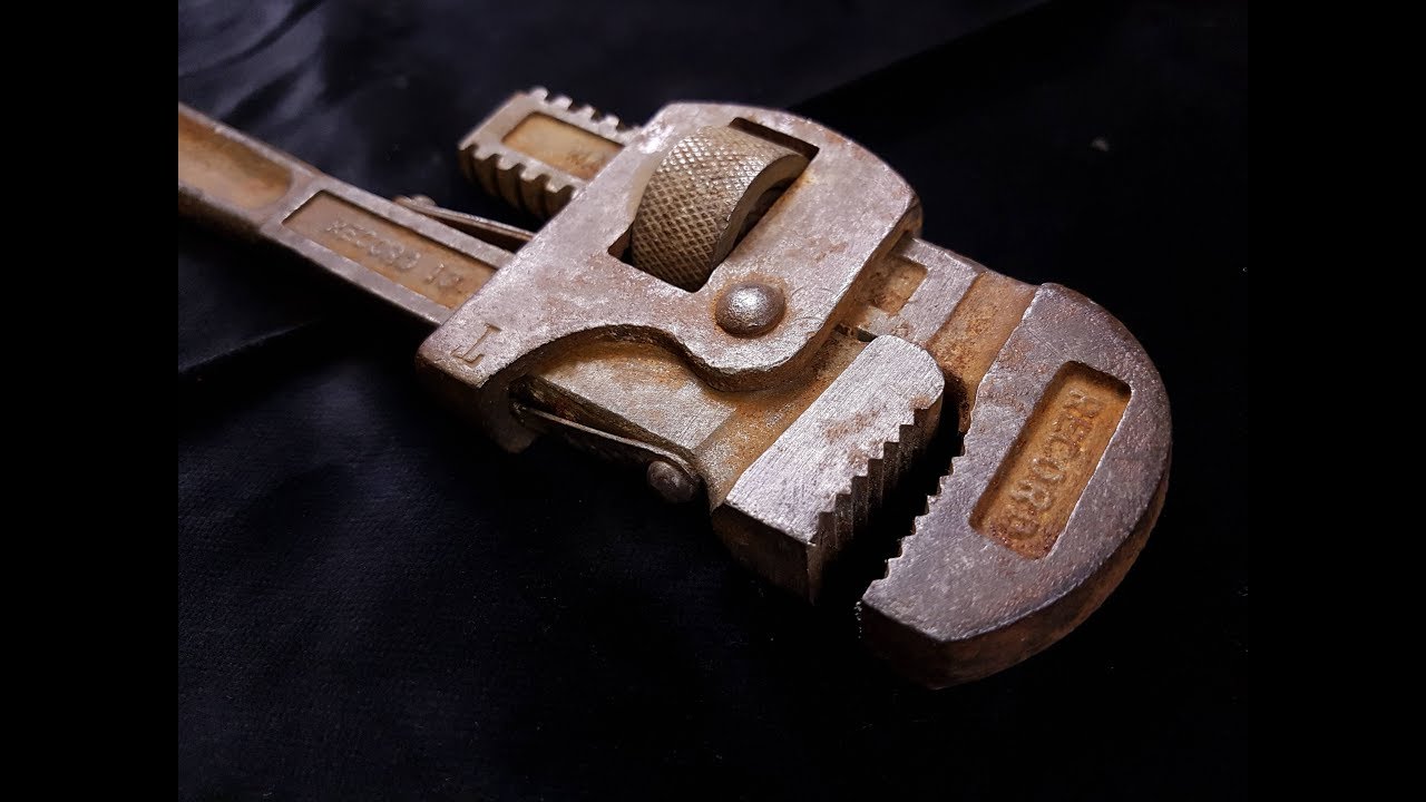 Record 10 Stillson wrench spanner restoration.