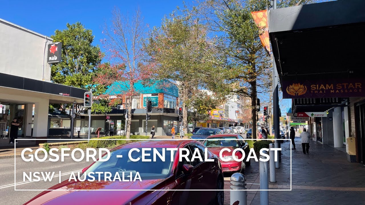 CENTRAL COAST - Gosford Australia - 4K 2022 | NSW - Walking Tour Video.