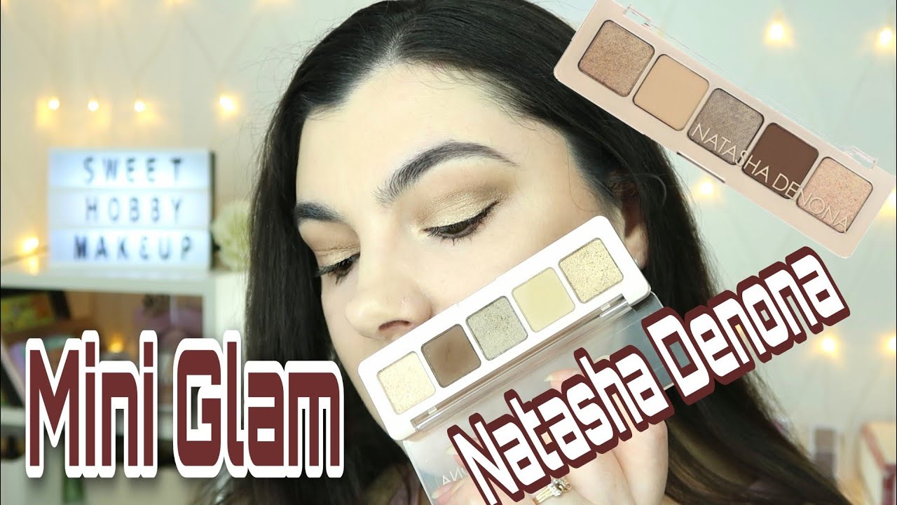Mini Glam Natasha Denona | 4 макияжа и первые впечатления на палетку теней