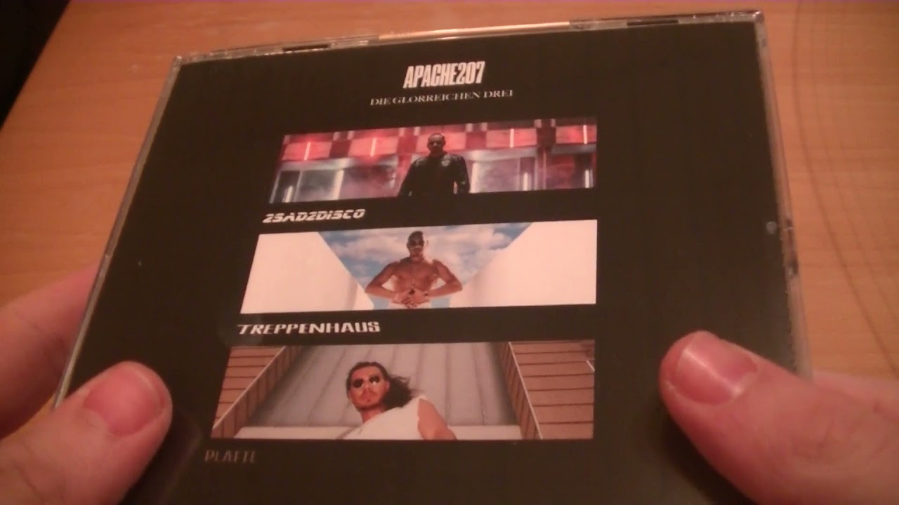 Unboxing von APACHE 207 - DIE GLORREICHEN DREI (Platte, Treppenhaus, 2Sad2Disco)