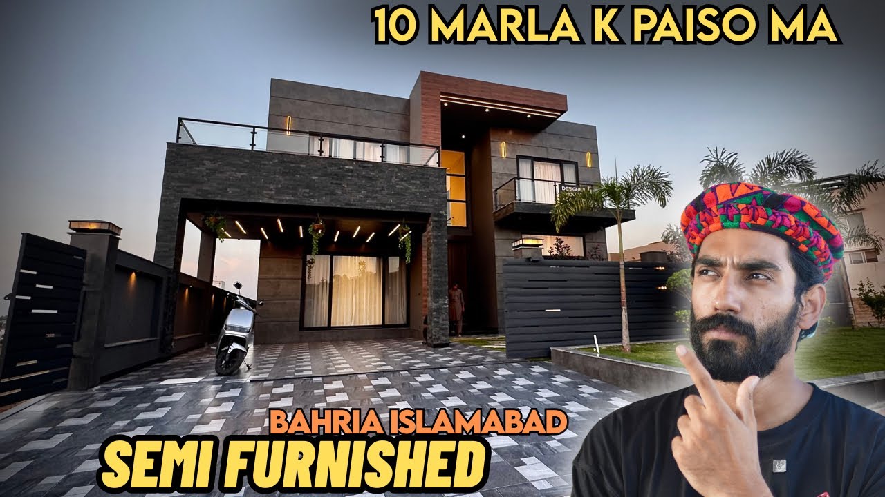 1 kanal SEMI-FURNISHED LUXURY House For Sale in Bahria Islamabad