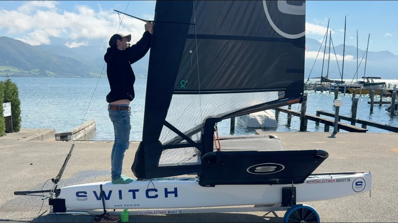 Switch one design -  Aufbauen zum Segeln