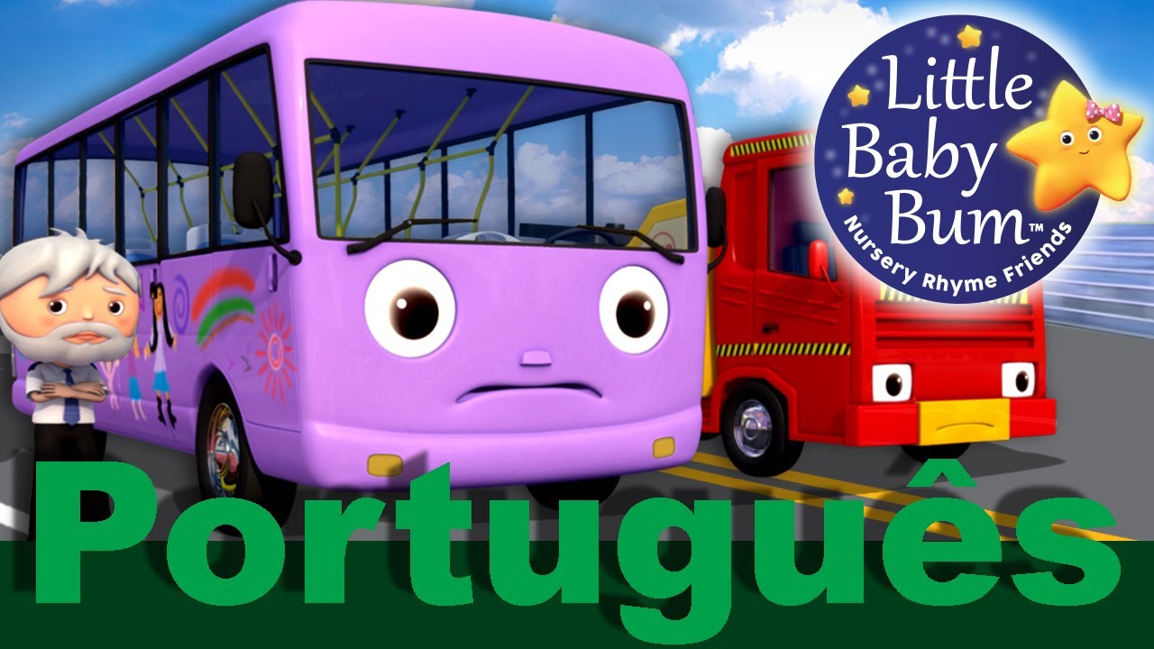 As rodas do ônibus | Versão 9 | Canções infantis | LittleBabyBum