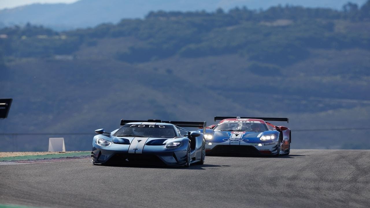 6 Ford GT LM RaceCars Reunite At Laguna Seca For Velocity Invitational 2021!