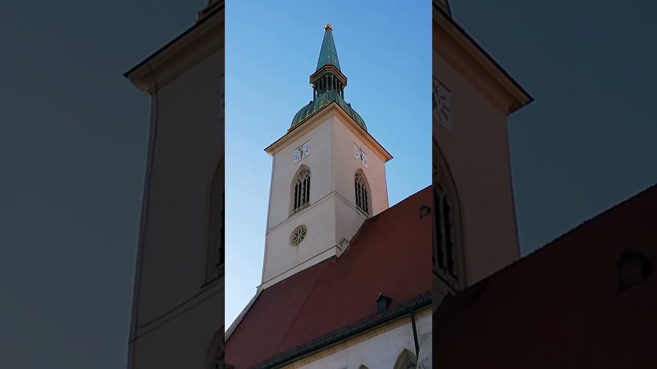 Bratislava SK, Dóm/katedrálny chrám sv. Martina - slávnostné zvonenie (exteriér)