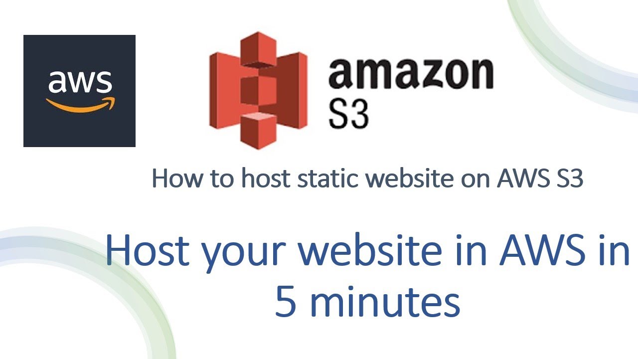 Как разместить статический веб-сайт на AWS S3 | Разместите свой статический веб-сайт на AWS S3 за...