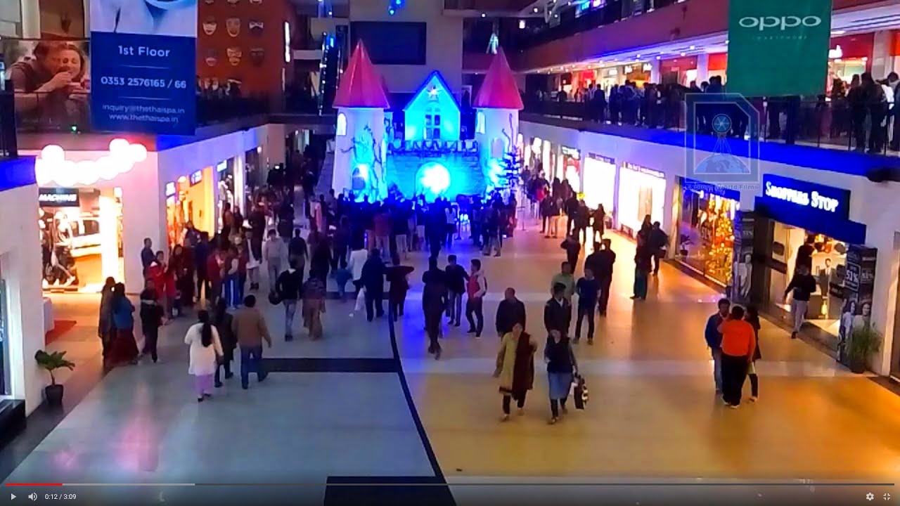 City Centre Shopping Mall during Christmas, Siliguri